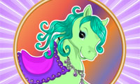 Habille un poney de parade gratuit sur Jeu.org