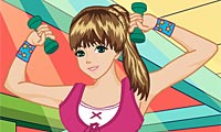 Habille une fille à la gym gratuit sur Jeu.org