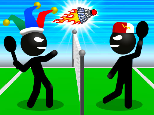 Badminton sportif Stickman gratuit sur Jeu.org