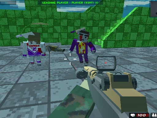 Survie Shooting Xtreme Crazy Pixel Combat gratuit sur Jeu.org