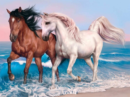 Animaux Jigsaw Puzzle Chevaux gratuit sur Jeu.org