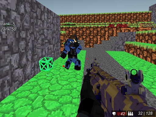 Blocky Wars Advanced Combat SWAT multijoueur gratuit sur Jeu.org