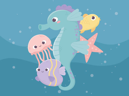 Adorable mémoire de poisson gratuit sur Jeu.org