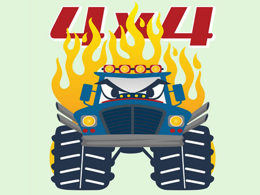 Coloriage Monster Trucks gratuit sur Jeu.org