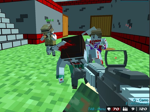 SWAT de combat avancé Blocky Wars gratuit sur Jeu.org