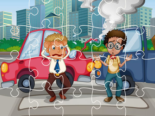 Puzzle de voiture de crash gratuit sur Jeu.org