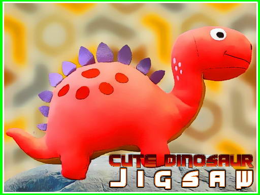 Puzzle de dinosaure mignon gratuit sur Jeu.org