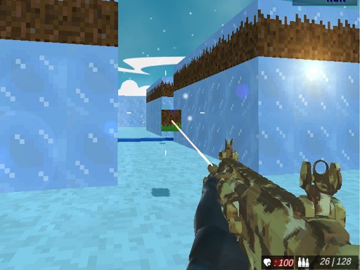 Blocky Swat Shooting IceWorld Multijoueur gratuit sur Jeu.org