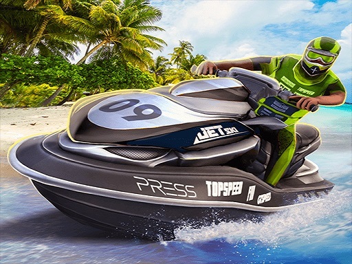 Jeux de course de jet ski: manie de bateau sur l'eau gratuit sur Jeu.org