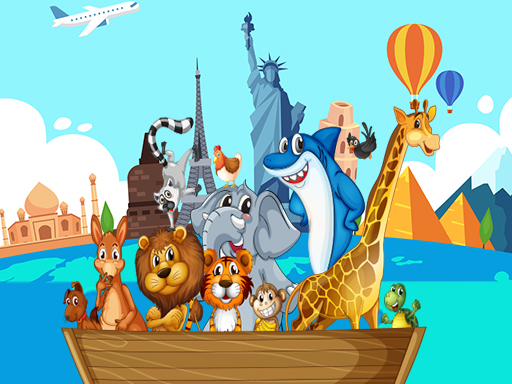 Crazy Friends Travel The World Puzzle gratuit sur Jeu.org