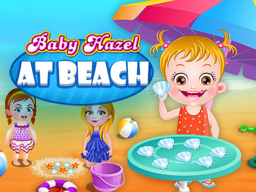 Bébé Hazel à la plage gratuit sur Jeu.org