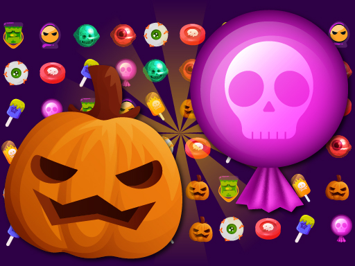 Bonbons sucrés Halloween gratuit sur Jeu.org