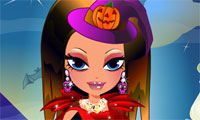 Habille une sorcière d'Halloween gratuit sur Jeu.org