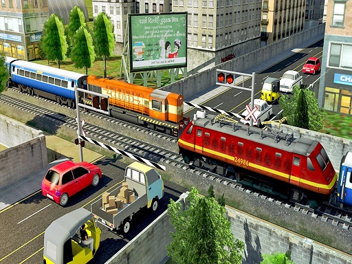 Simulateur de conduite de train moderne: jeux de train urbain gratuit sur Jeu.org