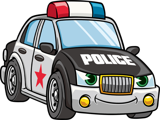 Puzzle de voitures de police de dessin animé gratuit sur Jeu.org