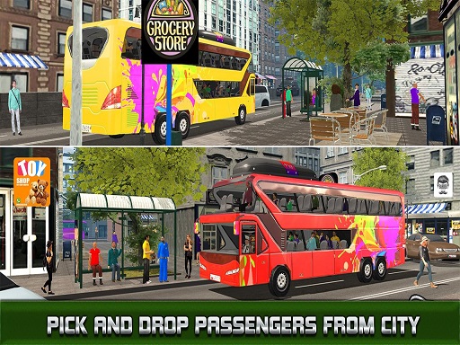 Simulateur de conduite de bus de ville moderne Nouveaux jeux 2020 gratuit sur Jeu.org