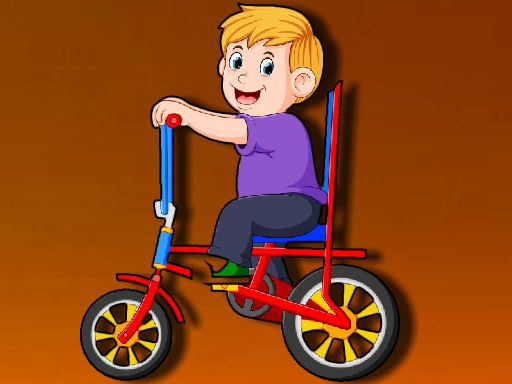 Puzzle de vélo de dessin animé gratuit sur Jeu.org