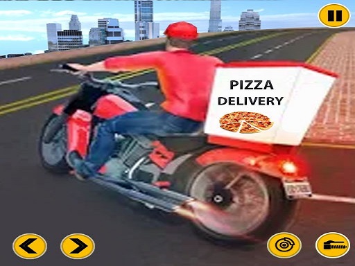 Jeu de simulation Big Pizza Delivery Boy gratuit sur Jeu.org