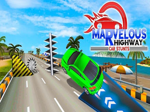 Marvelous Highway Car Stunt Ramp Car Stunt Race gratuit sur Jeu.org