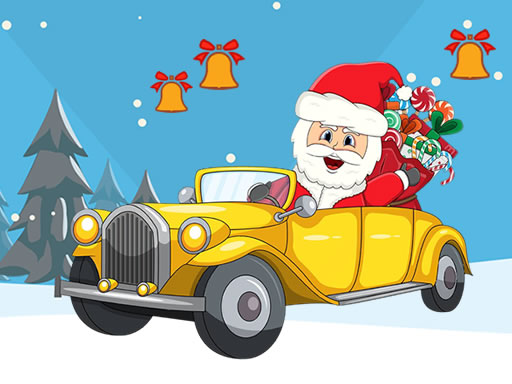 Les voitures de Noël trouvent les cloches gratuit sur Jeu.org