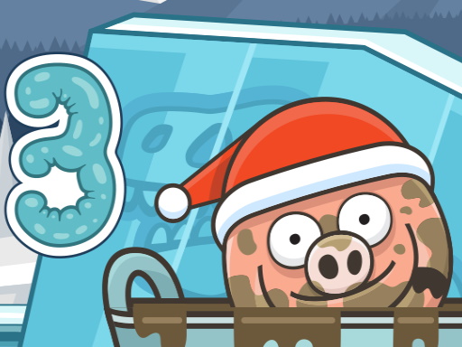 Piggy dans la flaque de Noël gratuit sur Jeu.org