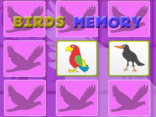 Mémoire d'enfants avec des oiseaux gratuit sur Jeu.org