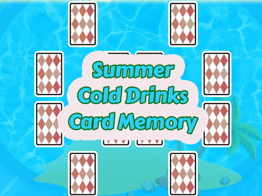 Mémoire de la carte Summer Cold Drinks gratuit sur Jeu.org