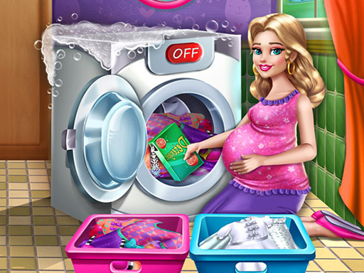 Maman laver les vêtements gratuit sur Jeu.org