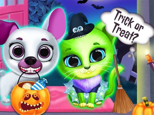 Salon pour animaux de compagnie Halloween Makeover effrayant gratuit sur Jeu.org