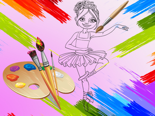 Coloriage de petites ballerines gratuit sur Jeu.org