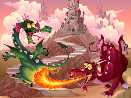 Mémoire de dragons de conte de fées gratuit sur Jeu.org