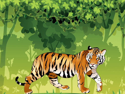Coloriage tigre en colère gratuit sur Jeu.org
