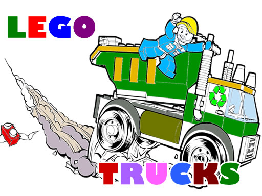 Coloriage Lego Trucks gratuit sur Jeu.org