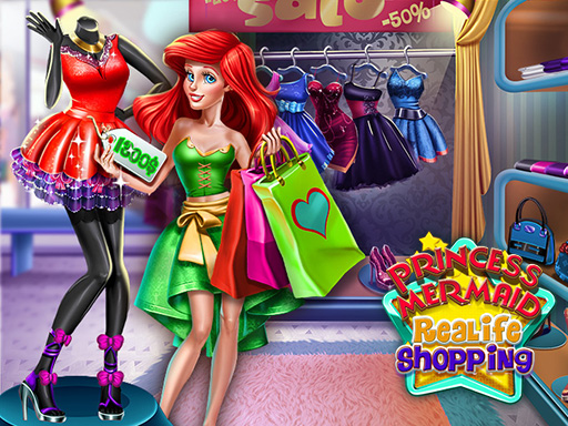 Princesse Mermaid Realife Shopping gratuit sur Jeu.org