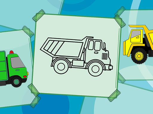 Livre de coloriage de camion gratuit sur Jeu.org