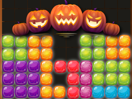 Bonbons Puzzle Blocks Halloween gratuit sur Jeu.org