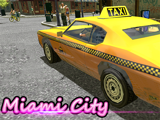 Chauffeur de taxi de Miami 3D gratuit sur Jeu.org